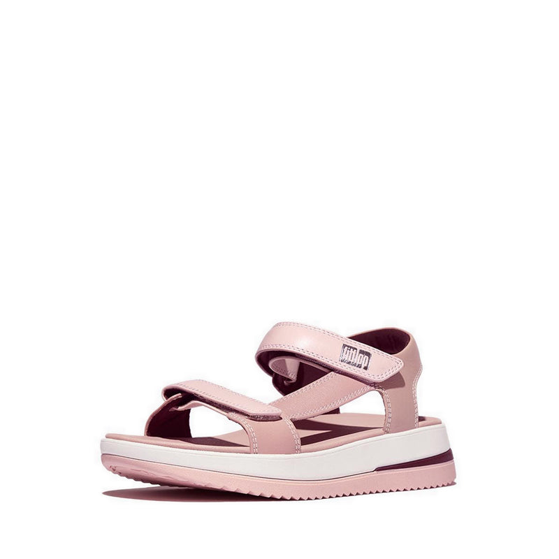 Surff Adj. Contrast-Stitch Leather B/Strap Sandals