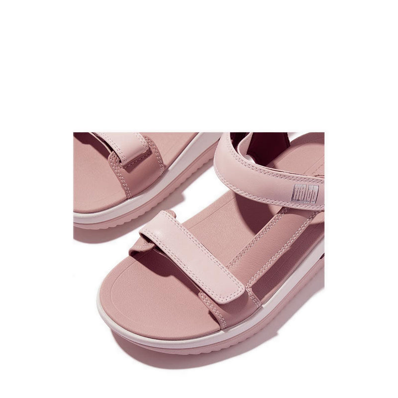 Surff Adj. Contrast-Stitch Leather B/Strap Sandals