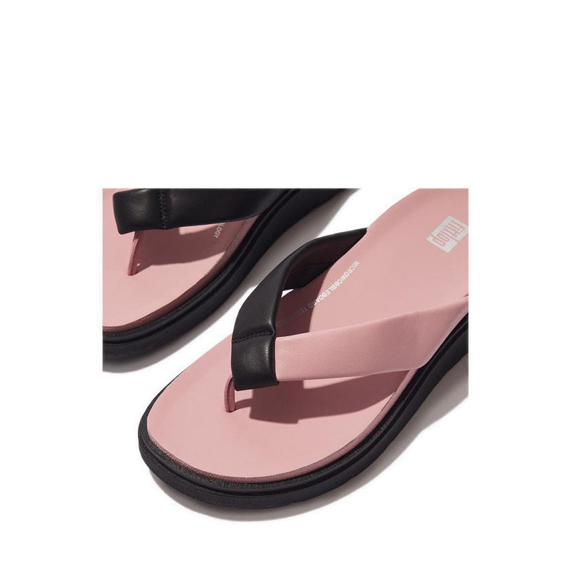 Gen-Ff Padded-Strap Leather Toe-Post Sandals