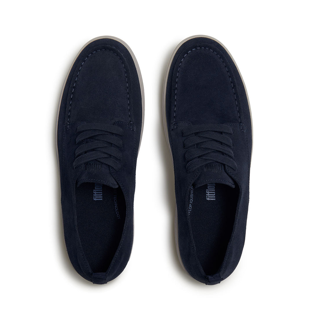 CRAFT-Q MENS SUEDE MOC DERBY SHOES