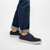 CRAFT-Q MENS SUEDE MOC DERBY SHOES