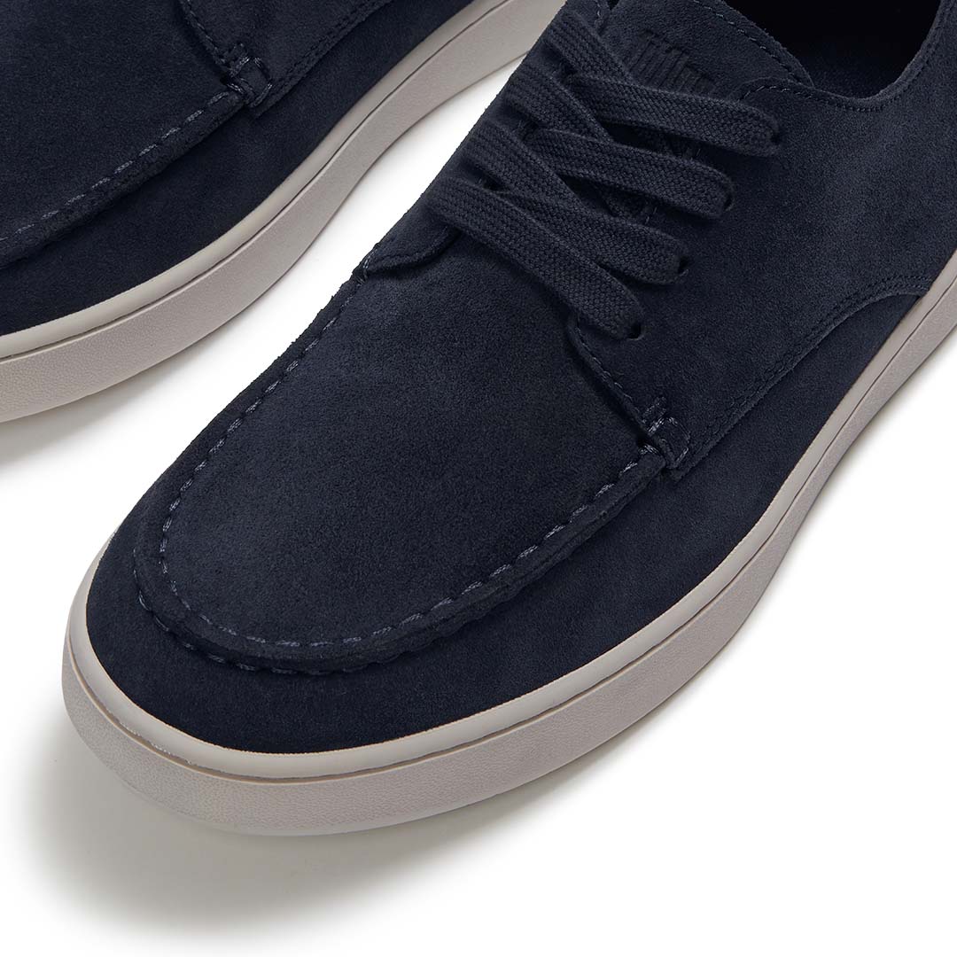 CRAFT-Q MENS SUEDE MOC DERBY SHOES