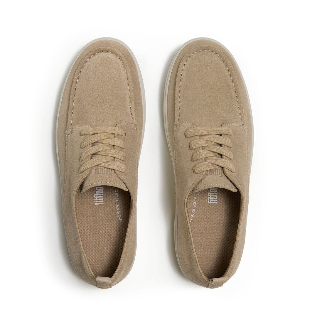 CRAFT-Q MENS SUEDE MOC DERBY SHOES