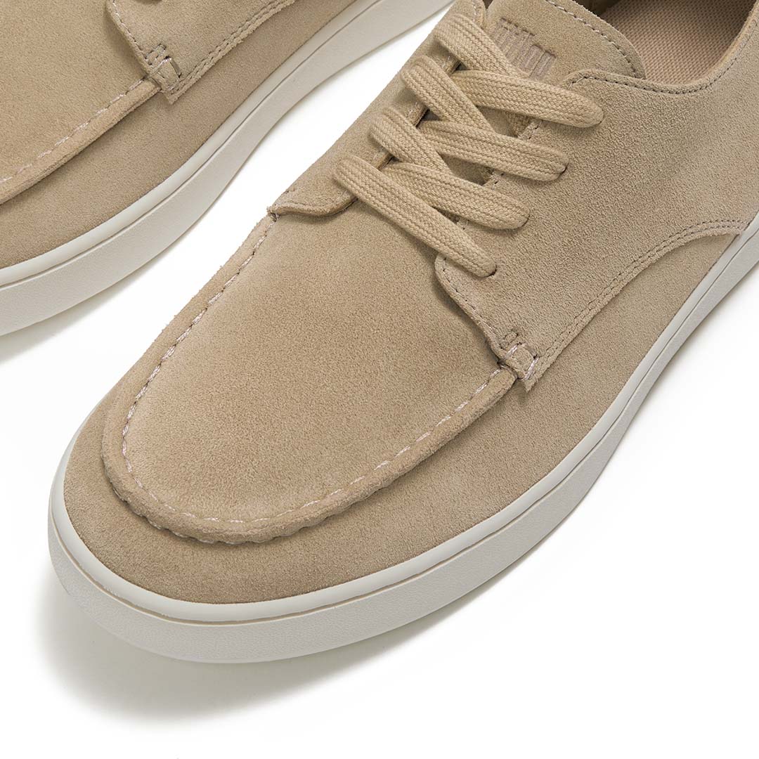 CRAFT-Q MENS SUEDE MOC DERBY SHOES