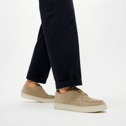 CRAFT-Q MENS SUEDE MOC DERBY SHOES