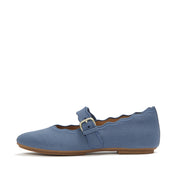 DELICATO WAVE-EDGE CANVAS MARY JANES