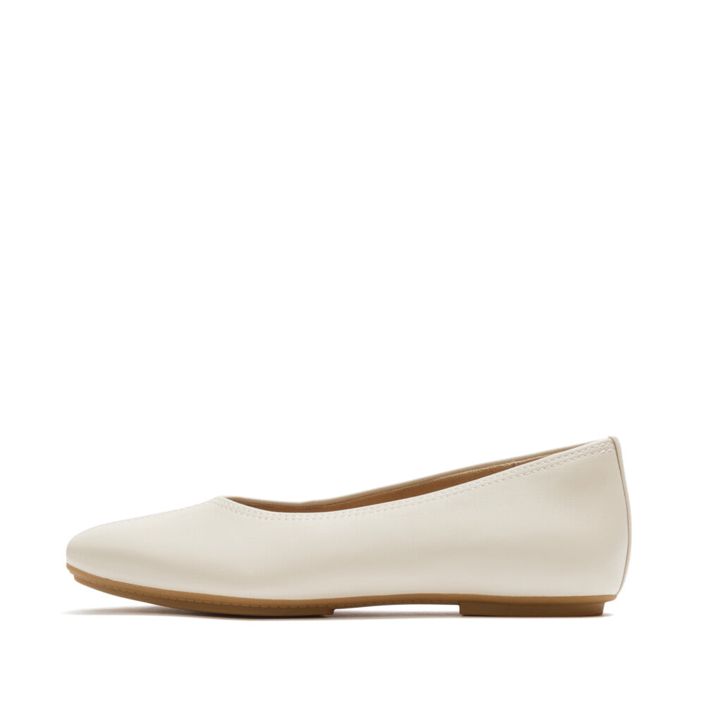 DELICATO HIGH-CUT SOFT-LEATHER BALLET FLATS
