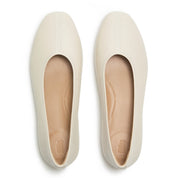 DELICATO HIGH-CUT SOFT-LEATHER BALLET FLATS