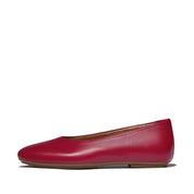 DELICATO HIGH-CUT SOFT-LEATHER BALLET FLATS