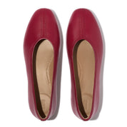 DELICATO HIGH-CUT SOFT-LEATHER BALLET FLATS