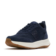 F-MODE FLOW CRYSTAL DENIM/SUEDE SNEAKERS