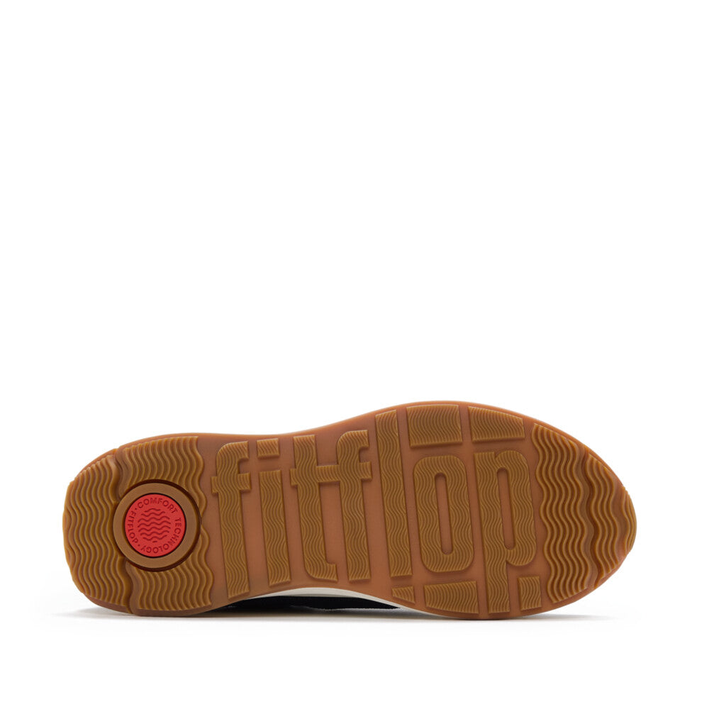 F-MODE FLOW CRYSTAL DENIM/SUEDE SNEAKERS