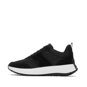 F-MODE FLOW CRYSTAL DENIM/SUEDE SNEAKERS