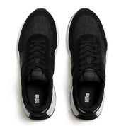 F-MODE FLOW CRYSTAL DENIM/SUEDE SNEAKERS