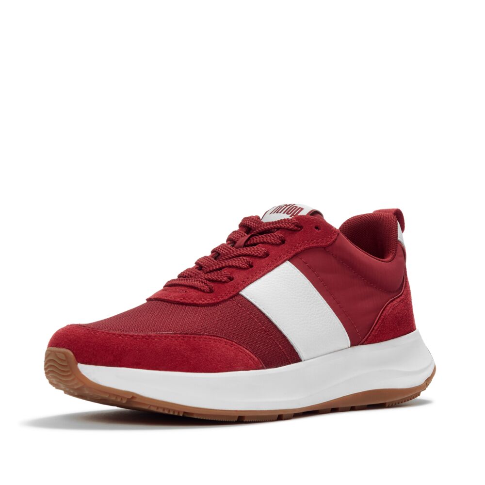 F-MODE FLOW FABRIC/SUEDE SNEAKERS