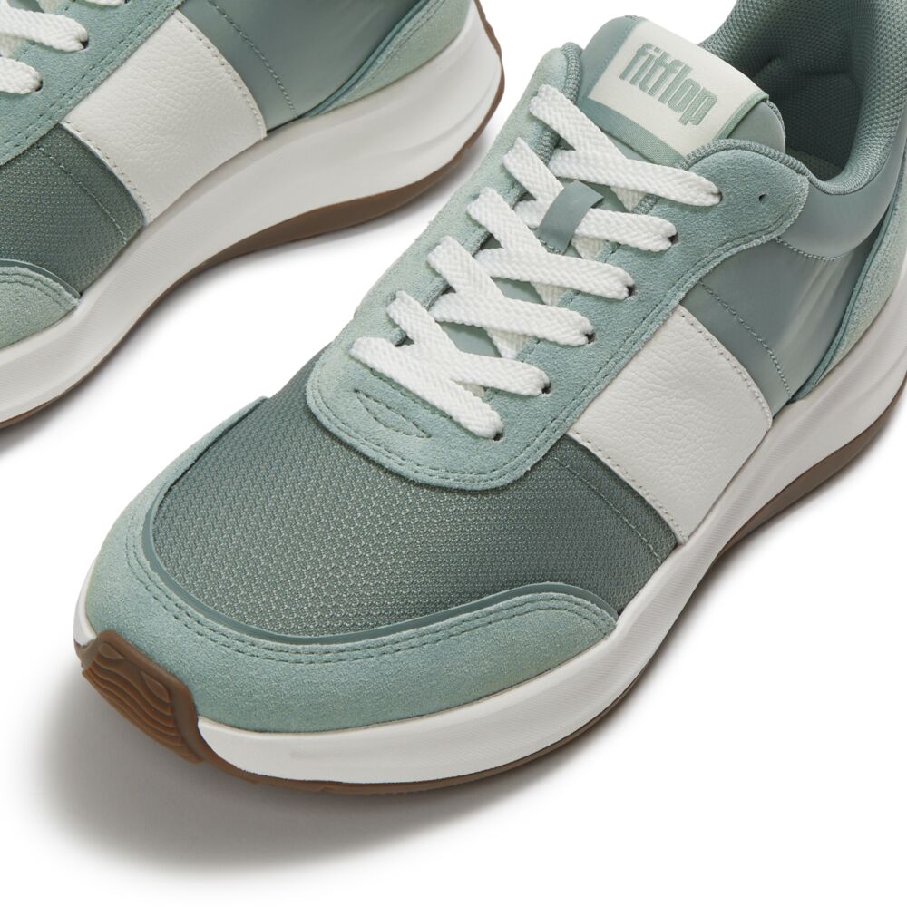 F-MODE FLOW FABRIC/SUEDE SNEAKERS