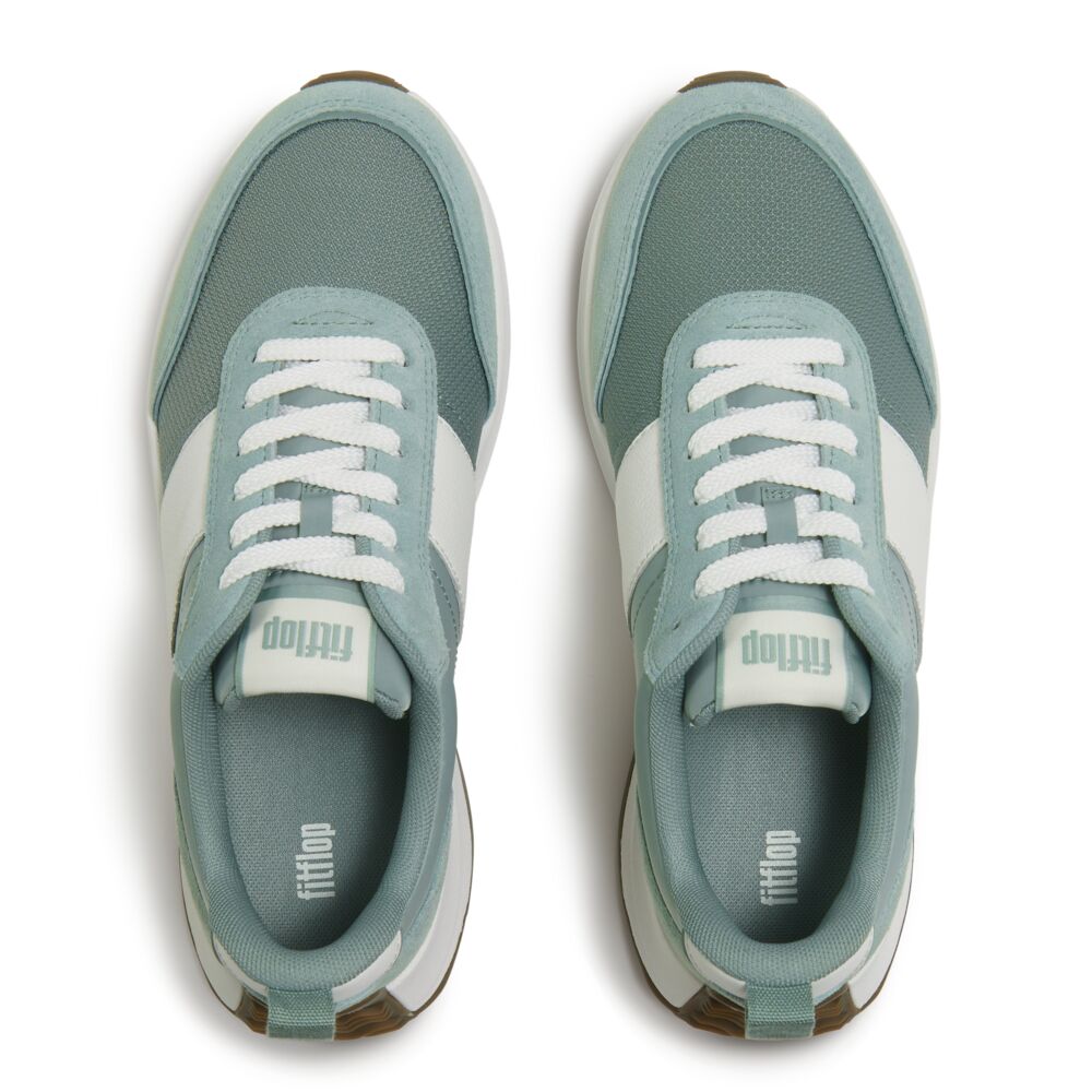 F-MODE FLOW FABRIC/SUEDE SNEAKERS