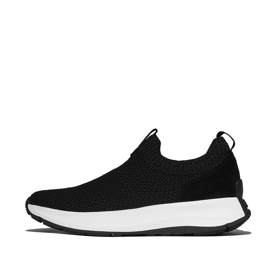 F-MODE FLOW TEXTURED-KNIT SLIP-ON SNEAKERS