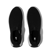 F-MODE FLOW TEXTURED-KNIT SLIP-ON SNEAKERS