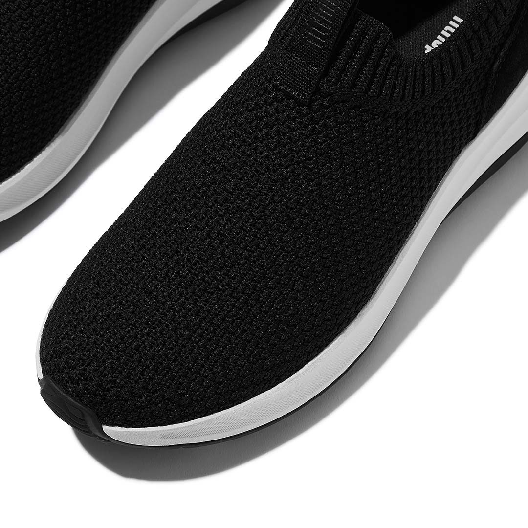F-MODE FLOW TEXTURED-KNIT SLIP-ON SNEAKERS