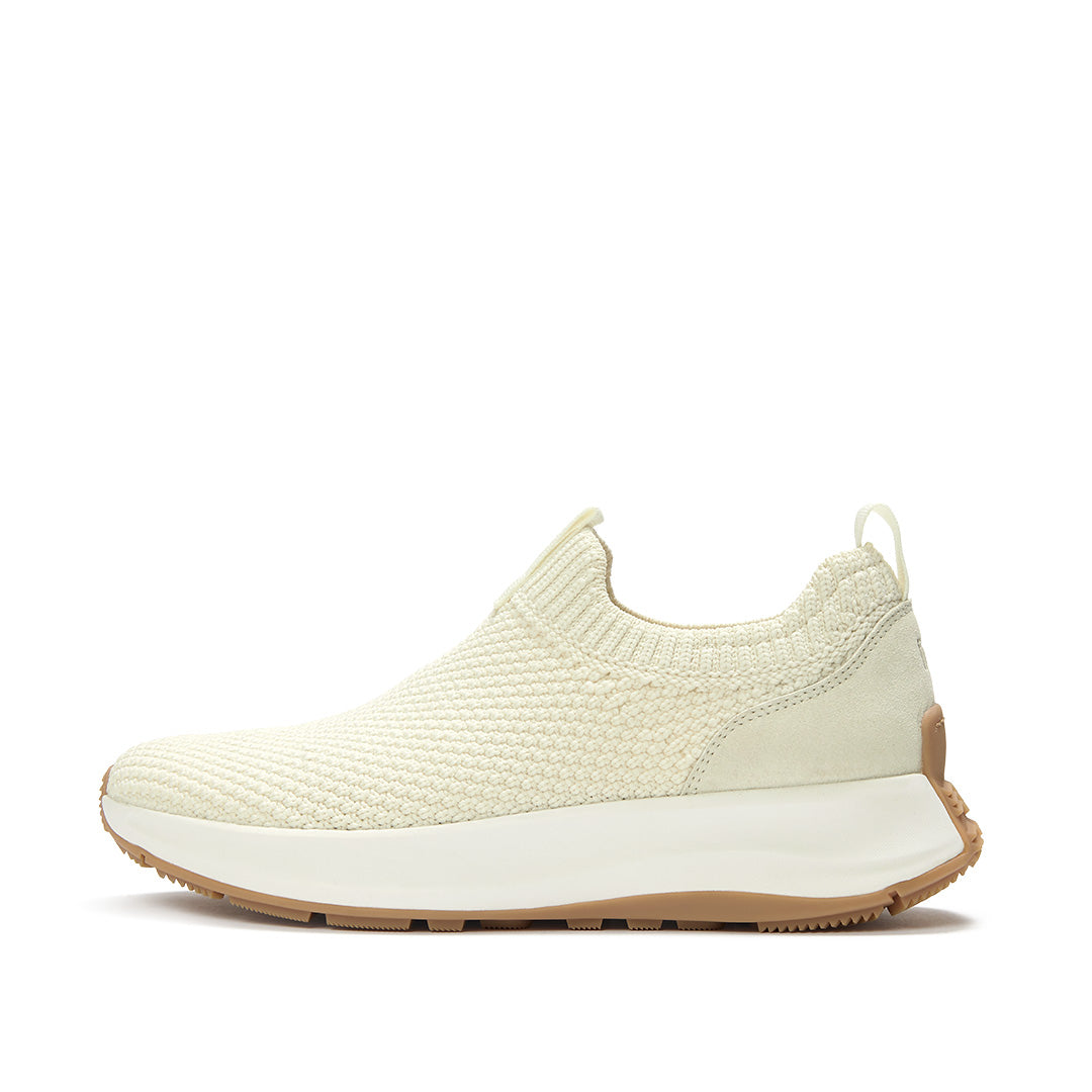 F-MODE FLOW TEXTURED-KNIT SLIP-ON SNEAKERS