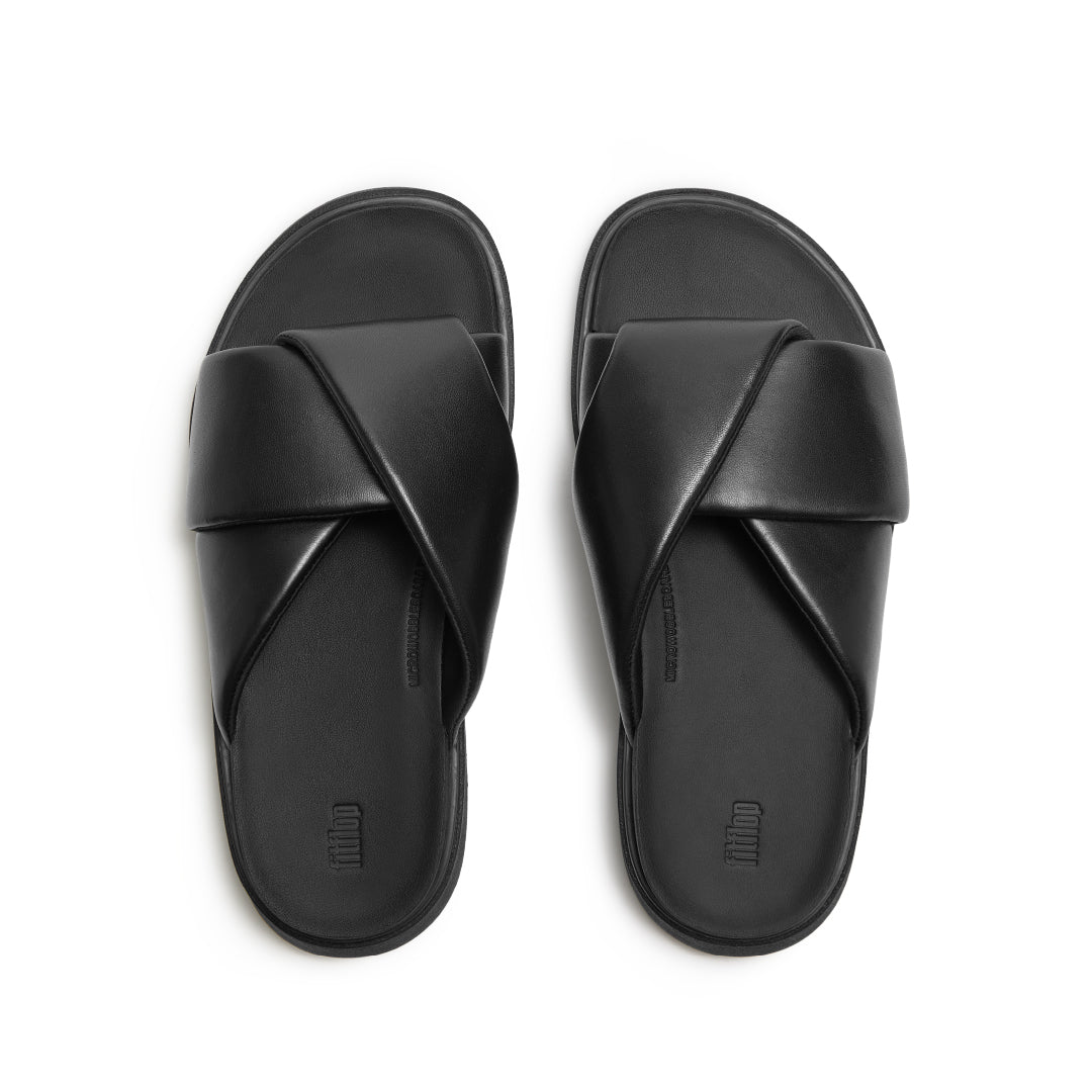 GEN-FF FOLDED-LEATHER SLIDES