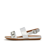 GRACIE ULTRA-JEWEL LEATHER BACK-STRAP SANDALS