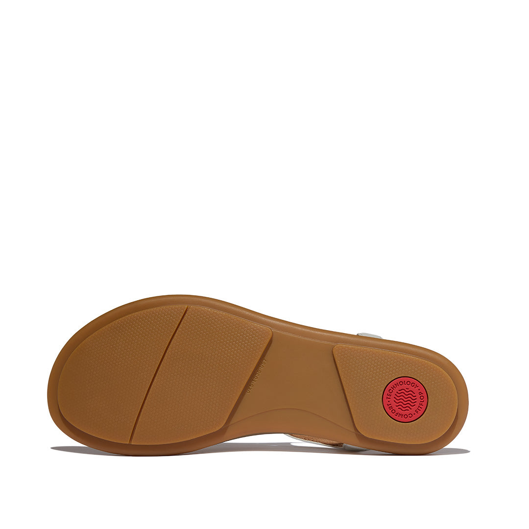 GRACIE ULTRA-JEWEL LEATHER T-BAR SANDALS