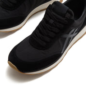 RETRO-Q FF FABRIC/SUEDE TRAINERS