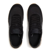 RETRO-Q FF FABRIC/SUEDE TRAINERS