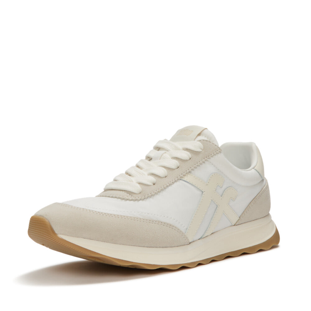 RETRO-Q FF FABRIC/SUEDE TRAINERS