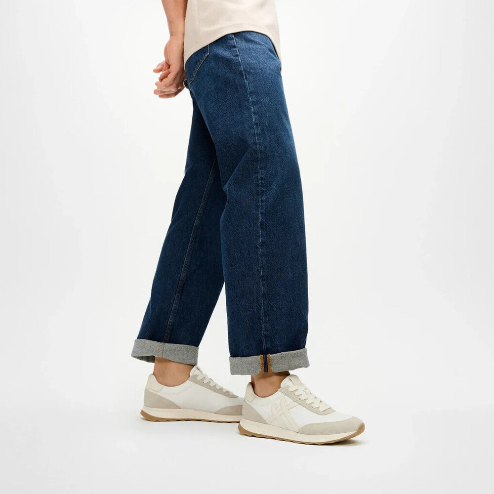 RETRO-Q FF FABRIC/SUEDE TRAINERS