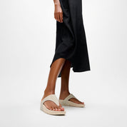 LULU SHIMMERGLITZ TOE-POST SANDALS