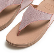 LULU SHIMMERGLITZ TOE-POST SANDALS