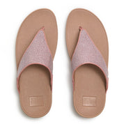 LULU SHIMMERGLITZ TOE-POST SANDALS