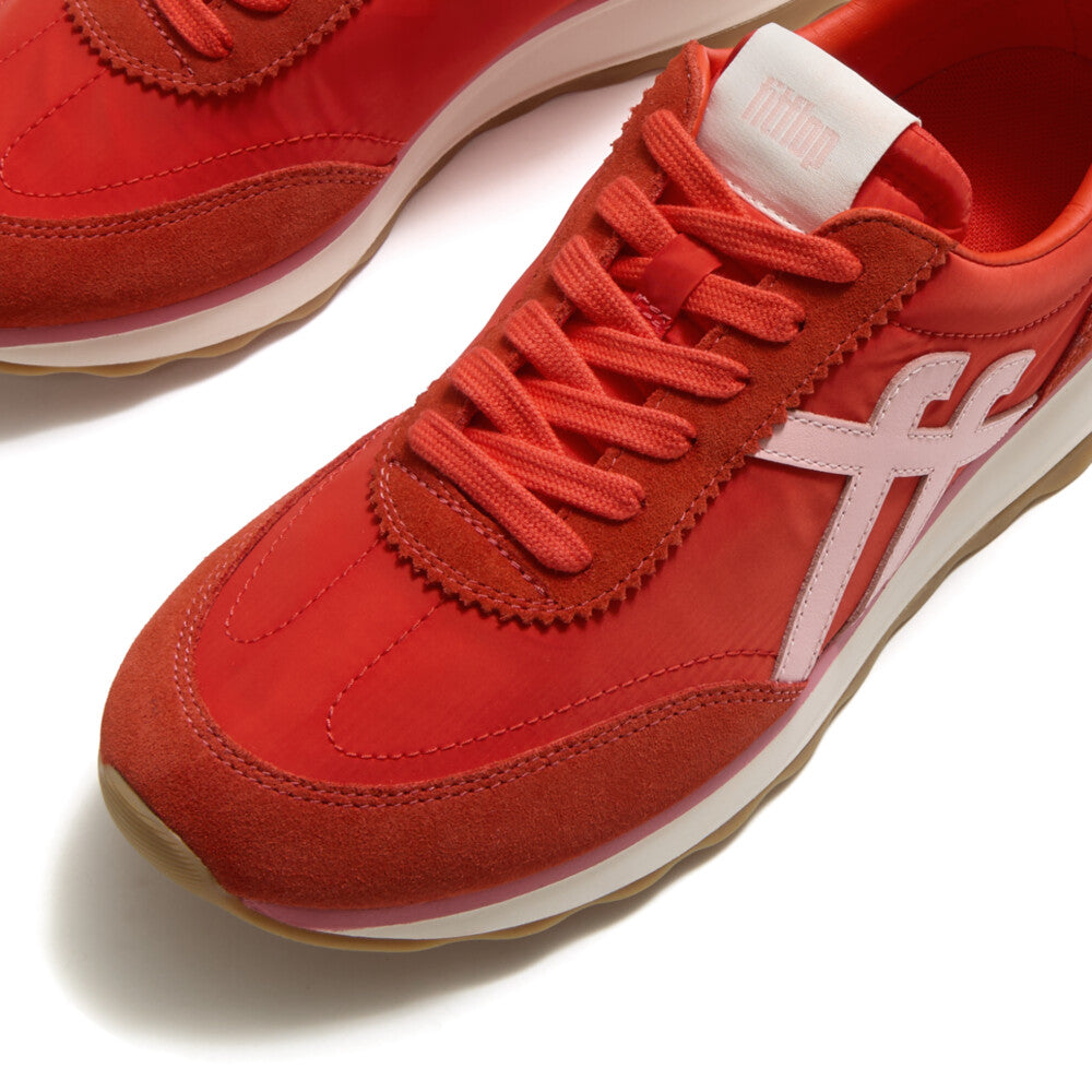 RETRO-Q FF FABRIC/SUEDE SNEAKERS