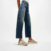 RETRO-Q FF FABRIC/SUEDE SNEAKERS