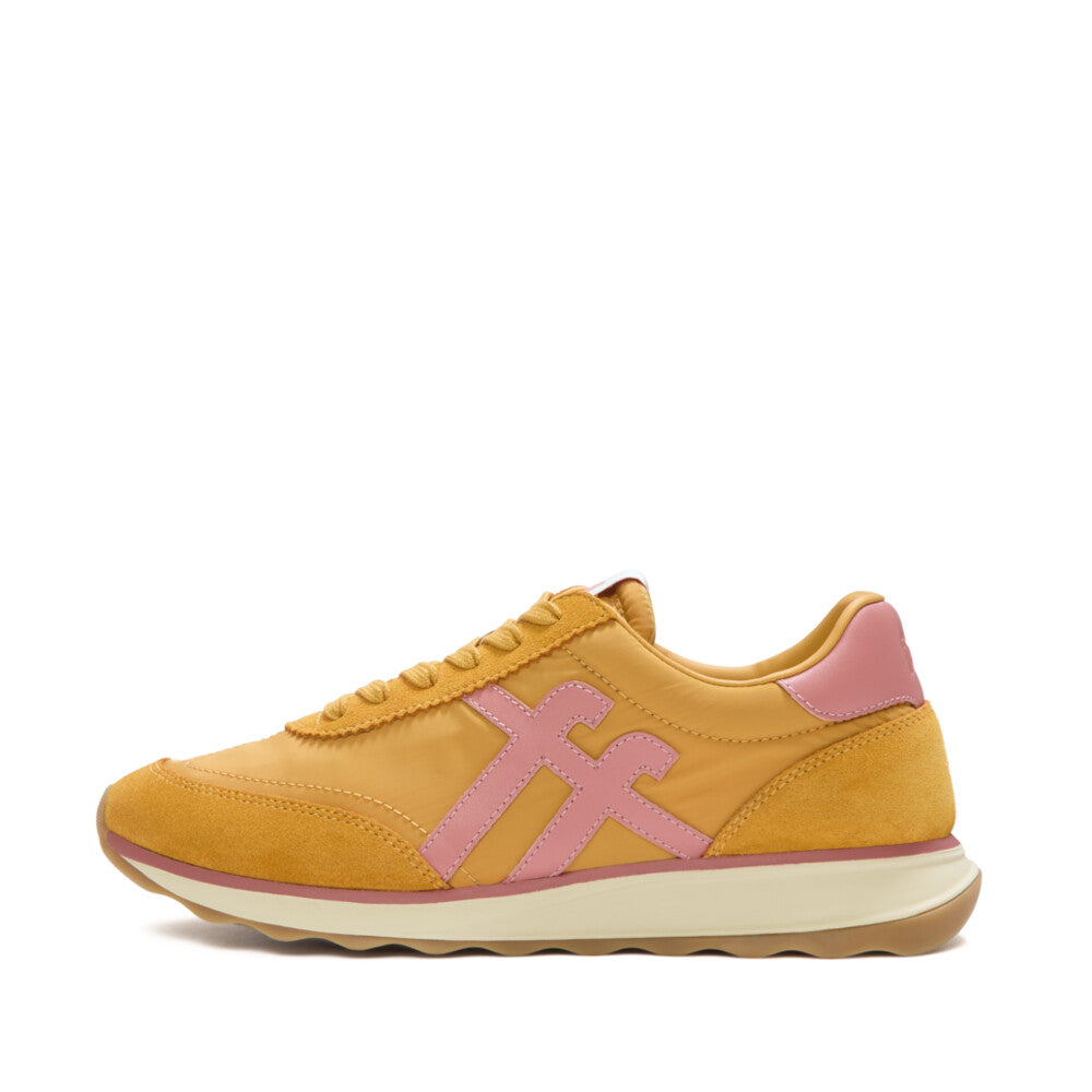 RETRO-Q FF FABRIC/SUEDE SNEAKERS