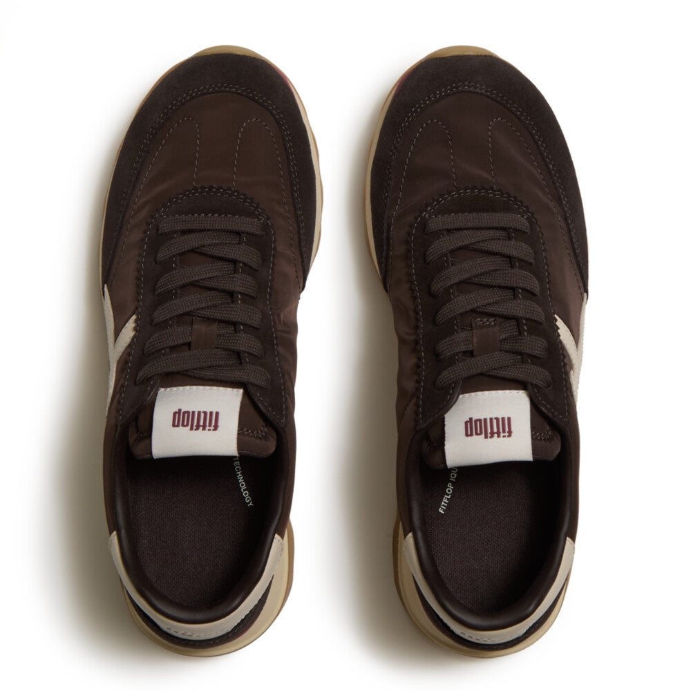 RETRO-Q FF FABRIC/SUEDE SNEAKERS