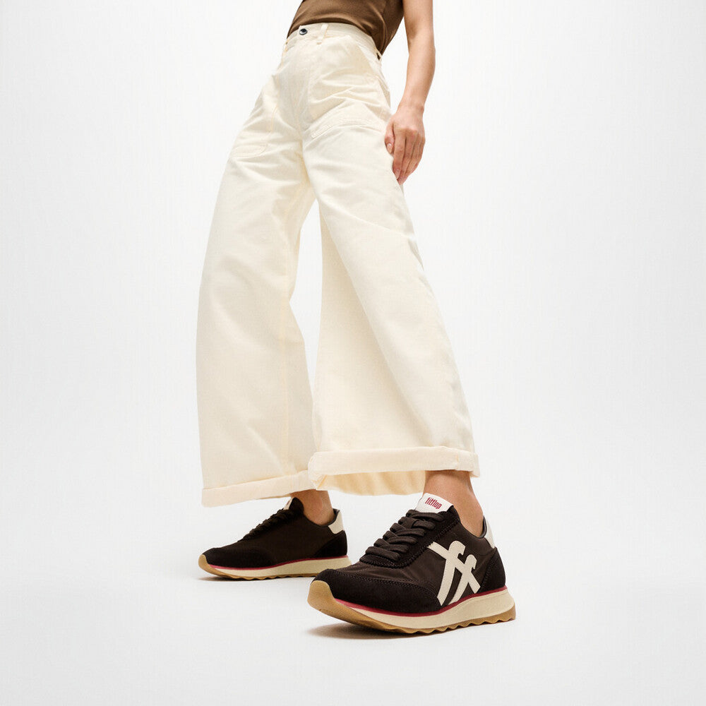 RETRO-Q FF FABRIC/SUEDE SNEAKERS
