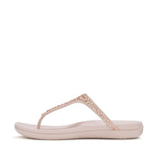 SOLAY MIXED-CRYSTAL TOE-POST SANDALS
