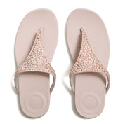 SOLAY MIXED-CRYSTAL TOE-POST SANDALS