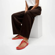 SOLAY MIXED-CRYSTAL TOE-POST SANDALS