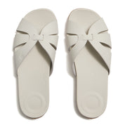 SOLAY WATERPROOF-LEATHER WOVEN SLIDES