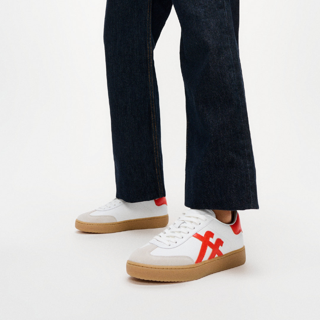 THE DASH T-TOE LEATHER SNEAKERS