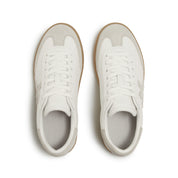 THE DASH T-TOE LEATHER/SUEDE SNEAKERS