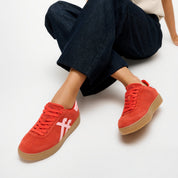 THE DASH T-TOE SUEDE SNEAKERS