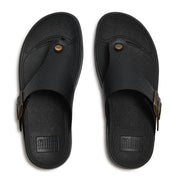 TRAKK II MENS BUCKLE EMBOSS-LEATHER T/POST SANDALS