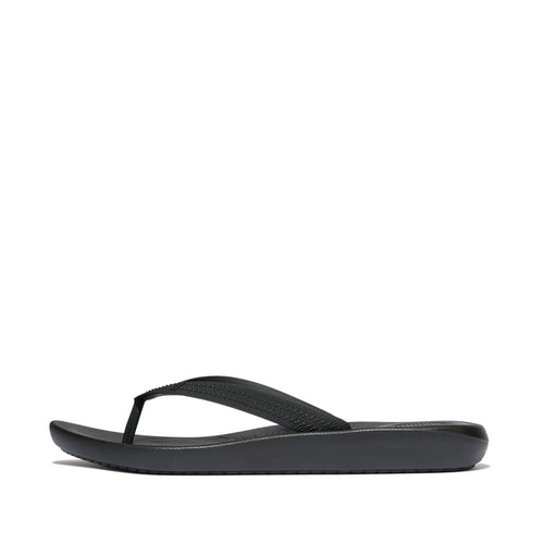 iQUSHION MENS TEXTURED-STRAP FLIP-FLOPS