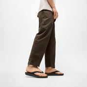 iQUSHION MENS TEXTURED-STRAP FLIP-FLOPS